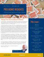 Pro Bono Newsletter 09-23 Cover Page